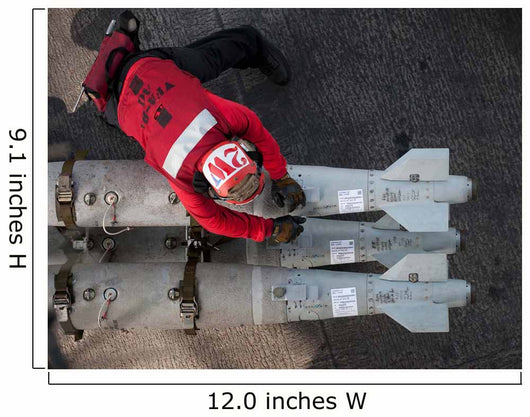 Airman Moves Ordnance Flight Wall Decal