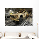 Two M-atv's Await Transport Wall Decal