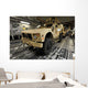 Two M-atv's Await Transport Wall Decal