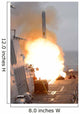 Tomahawk Missile Launch aboard Wall Decal Design 2