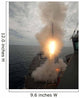 Tomahawk Missile Launch aboard Wall Decal Design 3