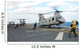 Ground Crew Prepares Ch-46e Wall Decal