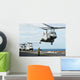 Ch-46e Sea Knight Helicopter Wall Decal Design 2
