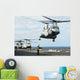 Ch-46e Sea Knight Helicopter Wall Decal Design 2