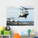 Ch-46e Sea Knight Helicopter Wall Decal Design 2