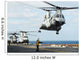 Ch-46e Sea Knight Helicopter Wall Decal Design 2