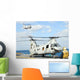 Ch-46e Sea Knight Helicopter Wall Decal Design 3