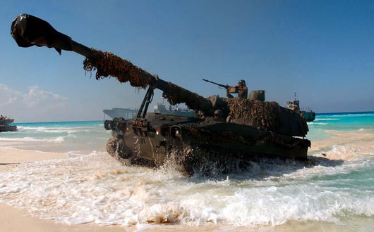 Spanish Army M109a5 155mm Wall Decal