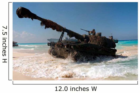 Spanish Army M109a5 155mm Wall Decal
