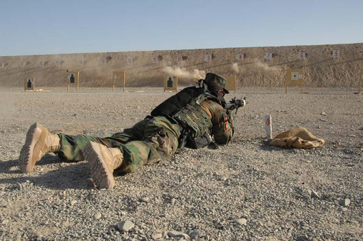 Afghan Commando Engages Training Wall Decal
