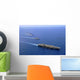 Military Ships Operate Formation Wall Decal