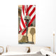 Battlefield Memorial Cross Rifle Wall Decal