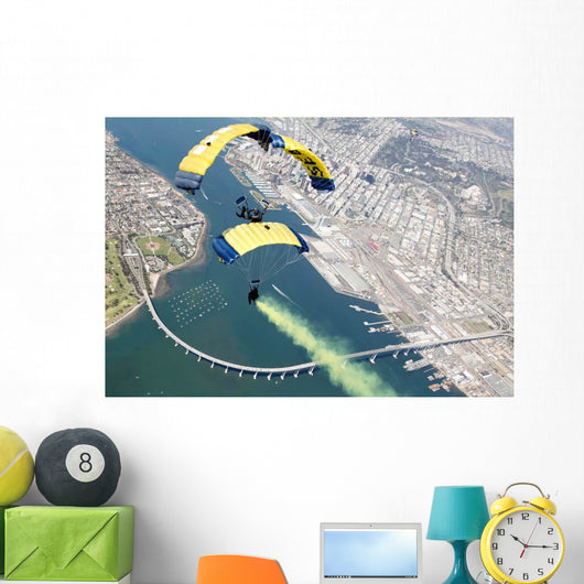 Members Us Navy Parachute Wall Decal Design 2