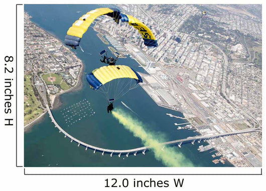 Members Us Navy Parachute Wall Decal Design 2
