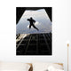 Paratrooper Salutes as He Wall Decal