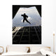 Paratrooper Salutes as He Wall Decal