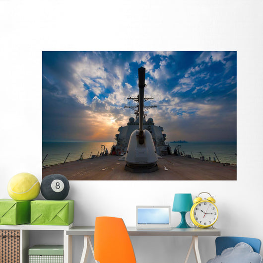Guided-missile Destroyer Uss Higgins Wall Decal