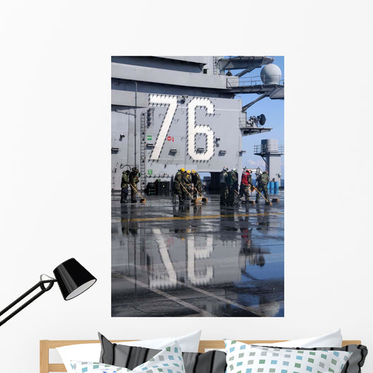 Sailors Scrub Flight Deck Wall Decal