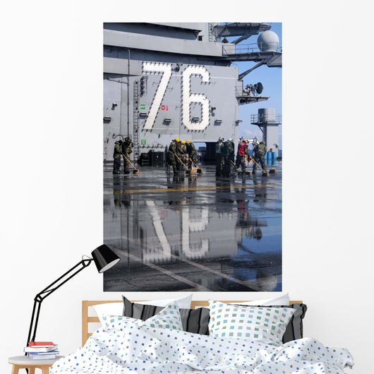 Sailors Scrub Flight Deck Wall Decal