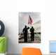 Sailors Raise National Ensign Wall Decal