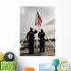 Sailors Raise National Ensign Wall Decal
