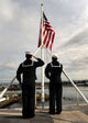 Sailors Raise National Ensign Wall Decal