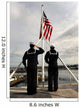 Sailors Raise National Ensign Wall Decal
