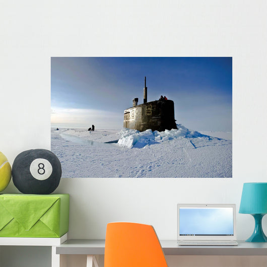 Submarine Uss Connecticut Surfaces Wall Decal