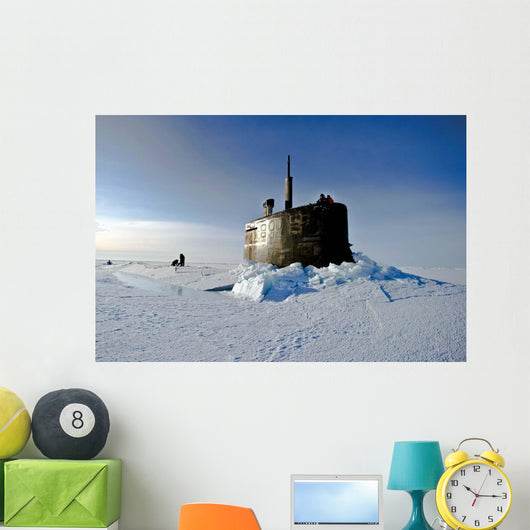 Submarine Uss Connecticut Surfaces Wall Decal