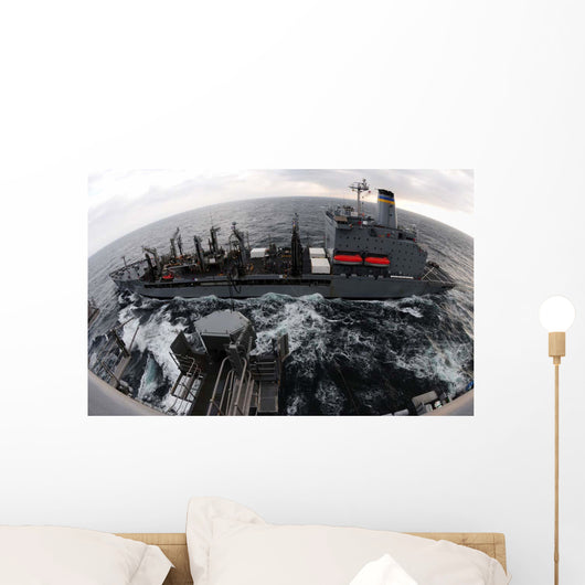 Replenishment Sea between Usns Wall Decal