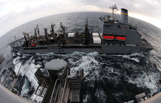 Replenishment Sea between Usns Wall Decal