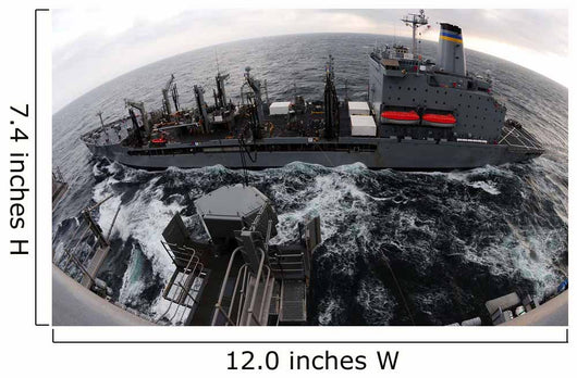Replenishment Sea between Usns Wall Decal