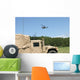 Uh-1n Helicopter Flies over Wall Decal