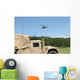 Uh-1n Helicopter Flies over Wall Decal