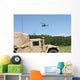 Uh-1n Helicopter Flies over Wall Decal