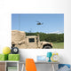 Uh-1n Helicopter Flies over Wall Decal