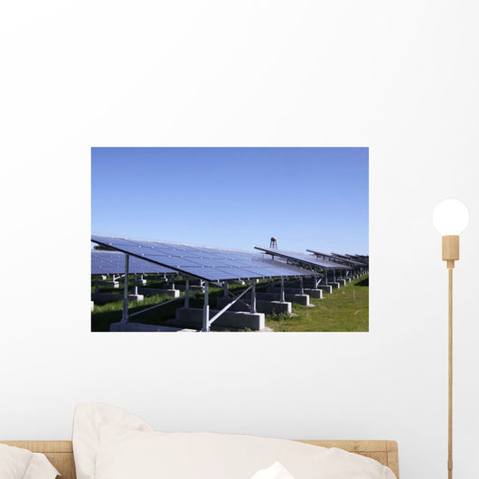Photovoltaic System Solar Cells Wall Decal Design 2
