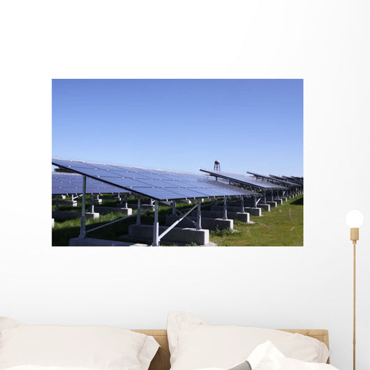 Photovoltaic System Solar Cells Wall Decal Design 2