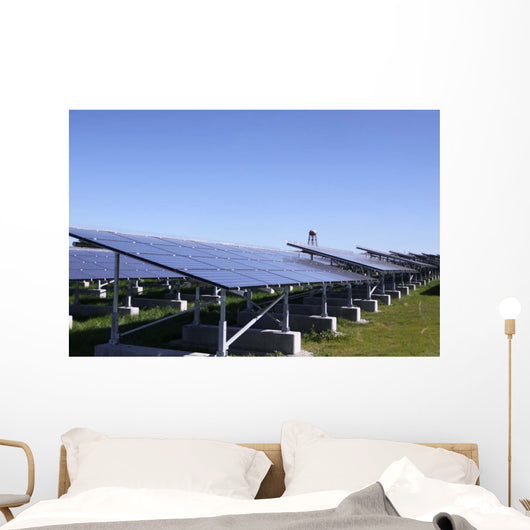 Photovoltaic System Solar Cells Wall Decal Design 2