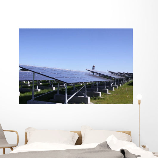 Photovoltaic System Solar Cells Wall Decal Design 2