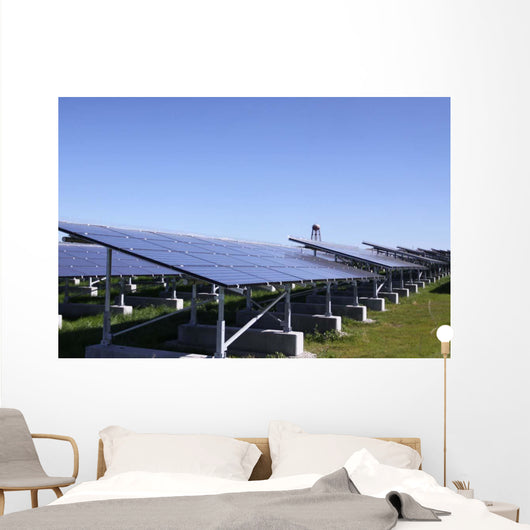 Photovoltaic System Solar Cells Wall Decal Design 2