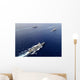 Aerial Naval Fleet Transiting Wall Decal