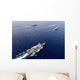 Aerial Naval Fleet Transiting Wall Decal