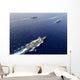 Aerial Naval Fleet Transiting Wall Decal