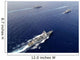 Aerial Naval Fleet Transiting Wall Decal