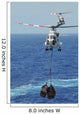 Two Sa-330 Puma Helicopters Wall Decal