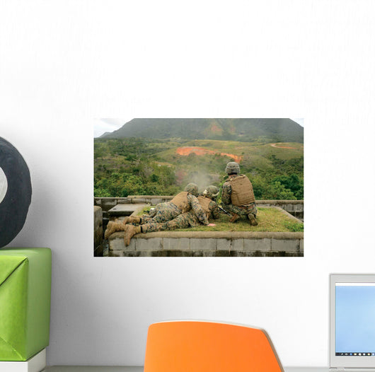 Marines Engage Unknown-distance Targets Wall Decal