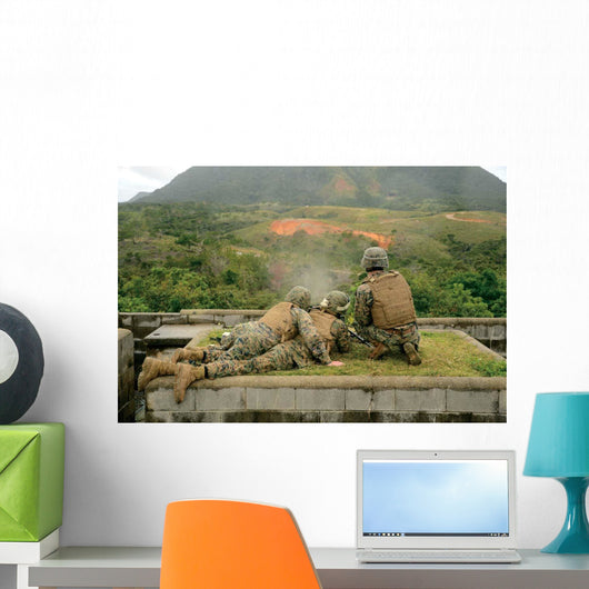 Marines Engage Unknown-distance Targets Wall Decal