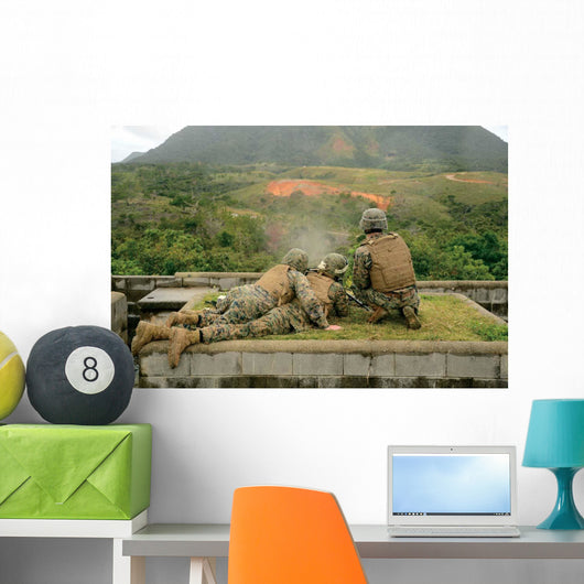 Marines Engage Unknown-distance Targets Wall Decal