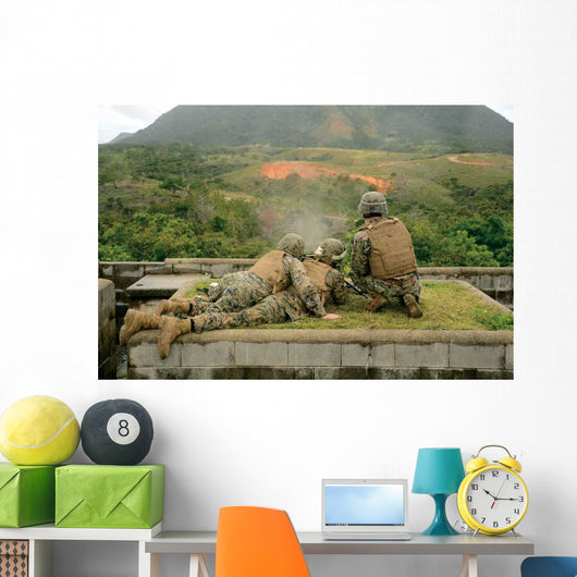 Marines Engage Unknown-distance Targets Wall Decal